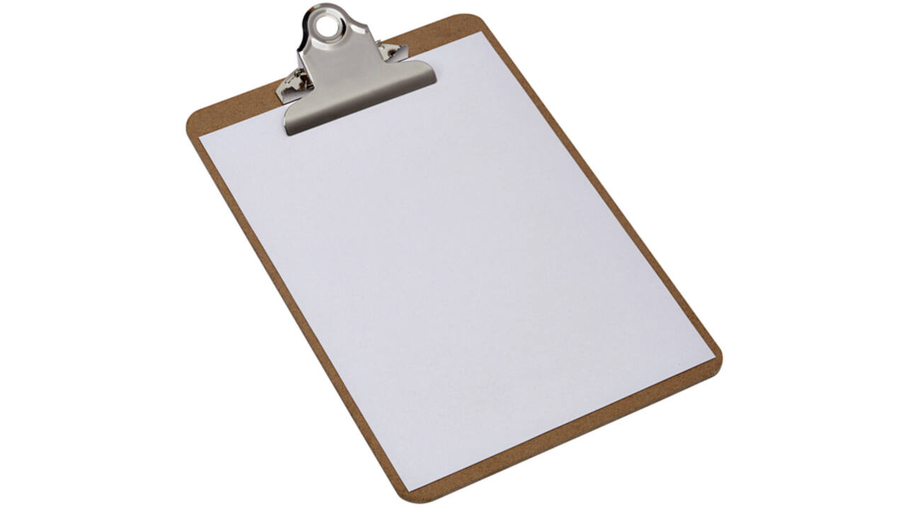 Klembord MAUL Classic A5 staand hardboard