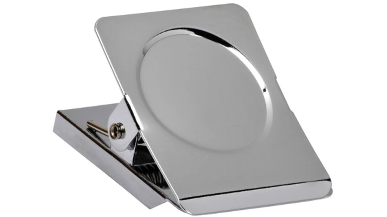 Papierklem MAUL magnetisch vierkant 40mm capaciteit 25mm zilver