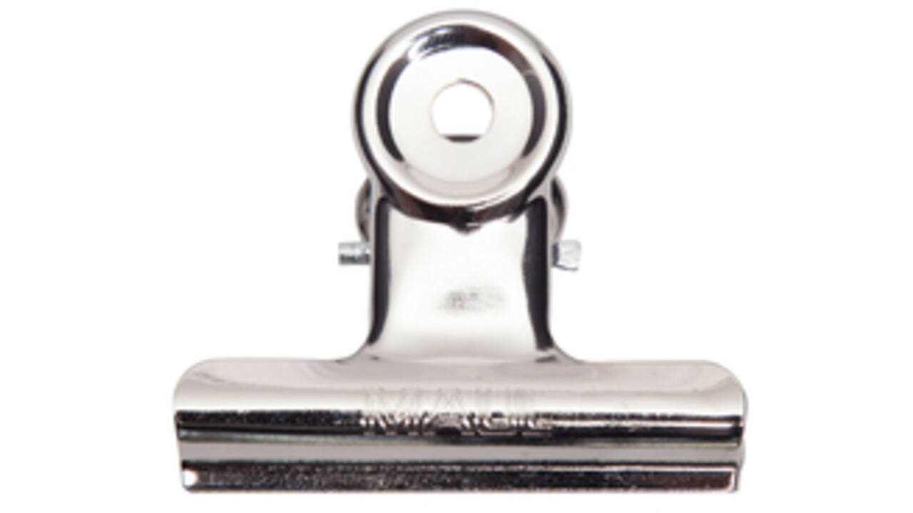 Papierklem MAUL Bulldog 50mm capaciteit 20mm zilver