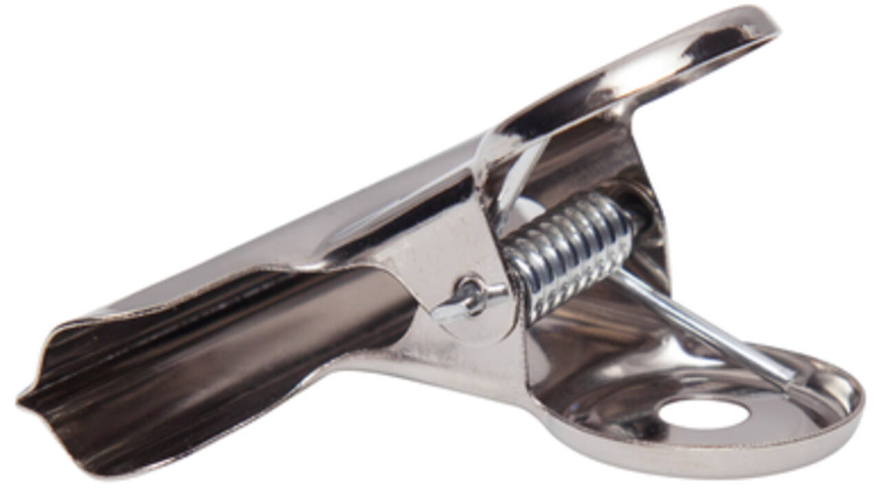 Papierklem MAUL Bulldog 50mm capaciteit 20mm zilver