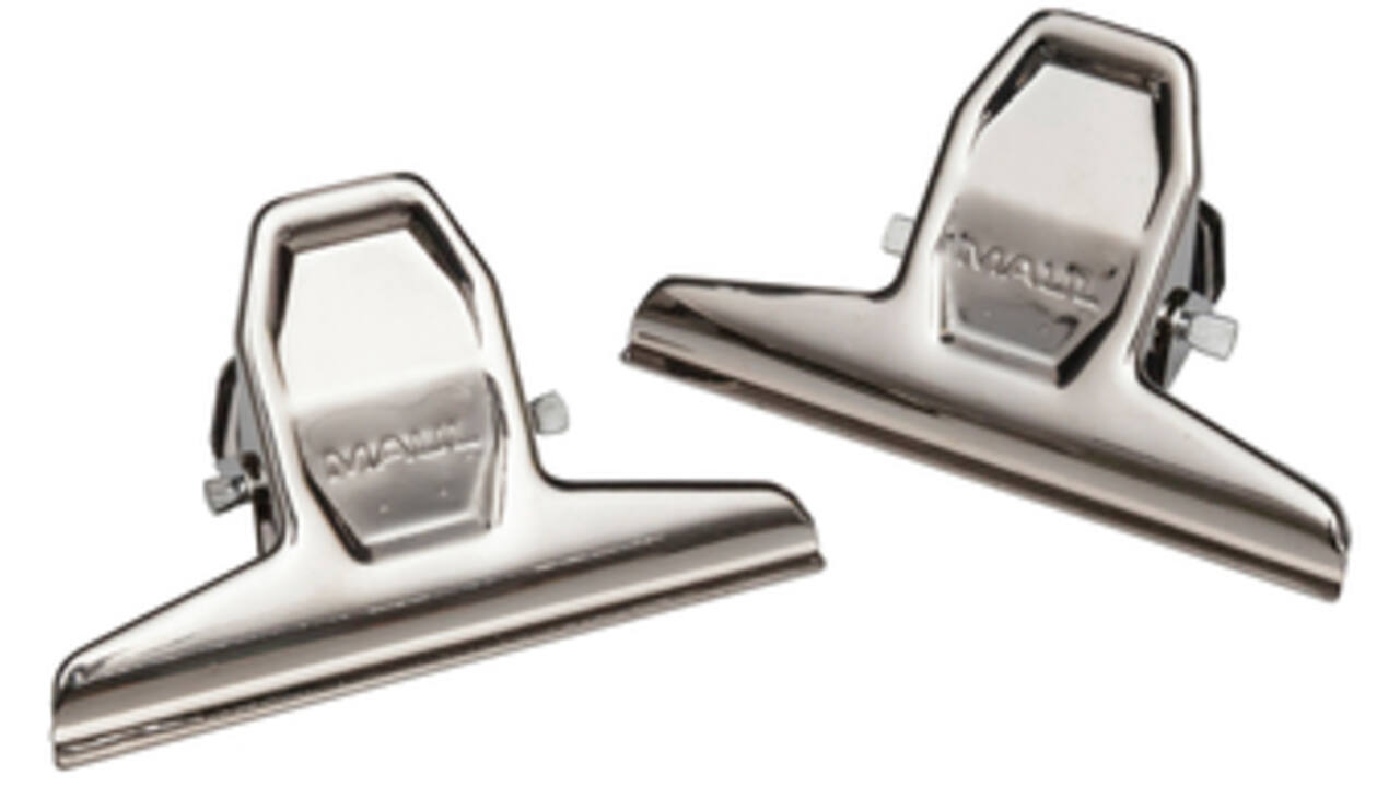 Papierklem MAUL Pro 75mm capaciteit 20mm zilver