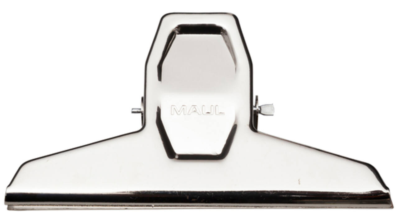 Papierklem MAUL Pro 125mm capaciteit 30mm blister à 2 stuks