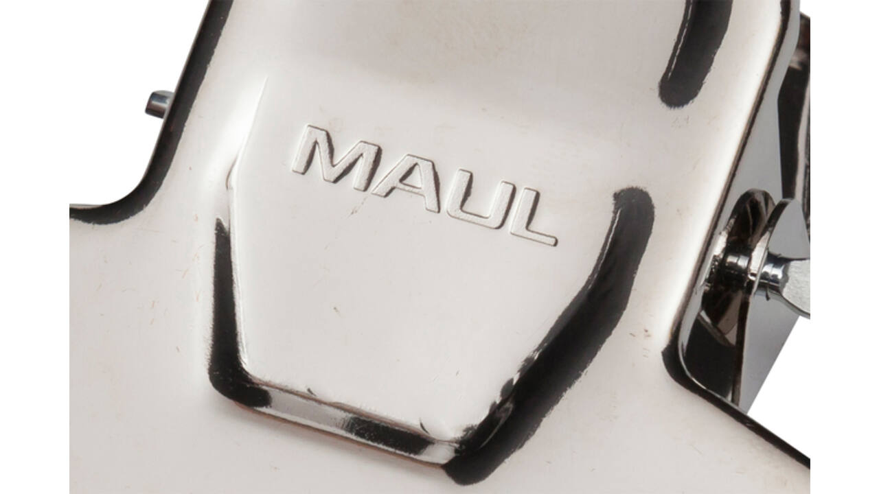 Papierklem MAUL Pro 125mm capaciteit 30mm blister à 2 stuks