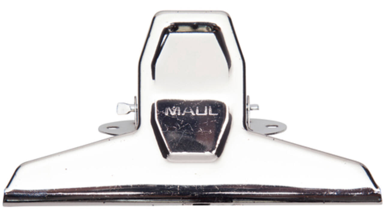 Papierklem MAUL Pro 125mm capaciteit 20mm zilver