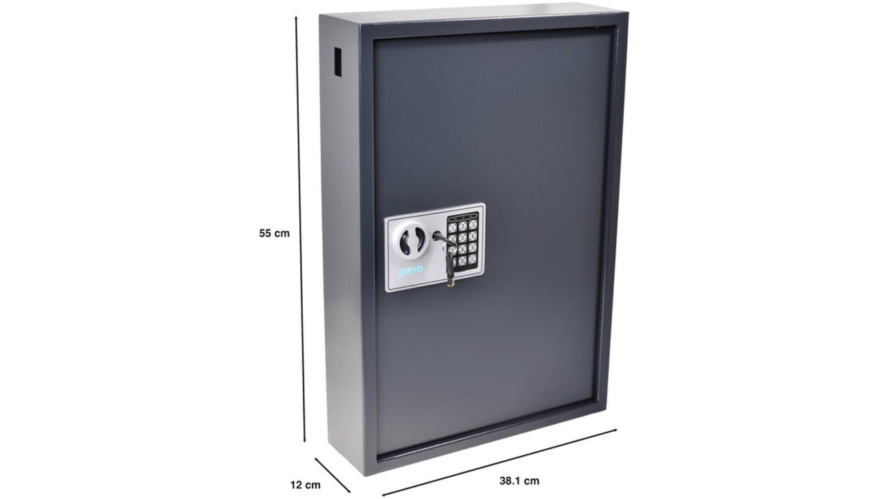 Sleutelkast Pavo high security 100 haken 550x400x120mm