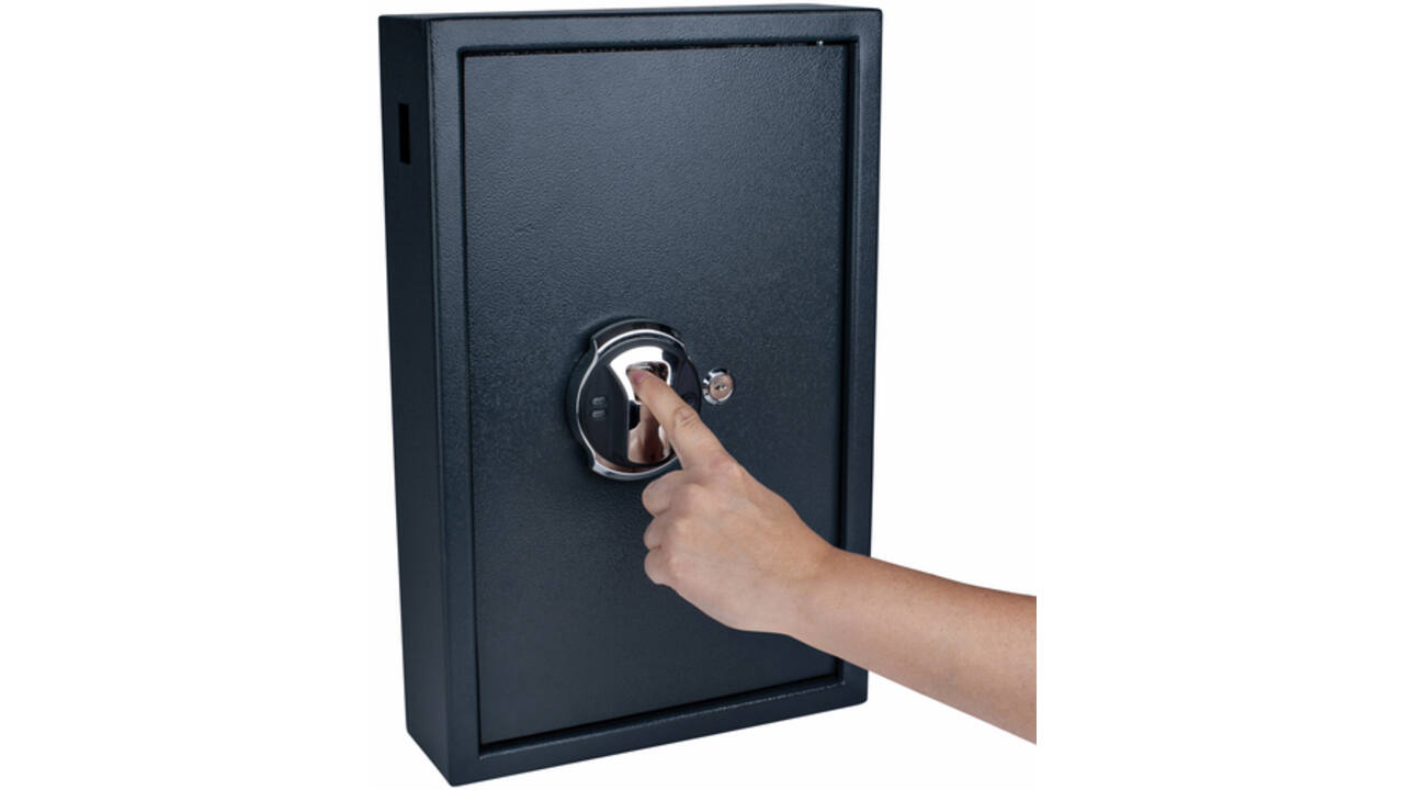 Sleutelkast Pavo high security met fingerprintslot 50 haken 550x400x100mm