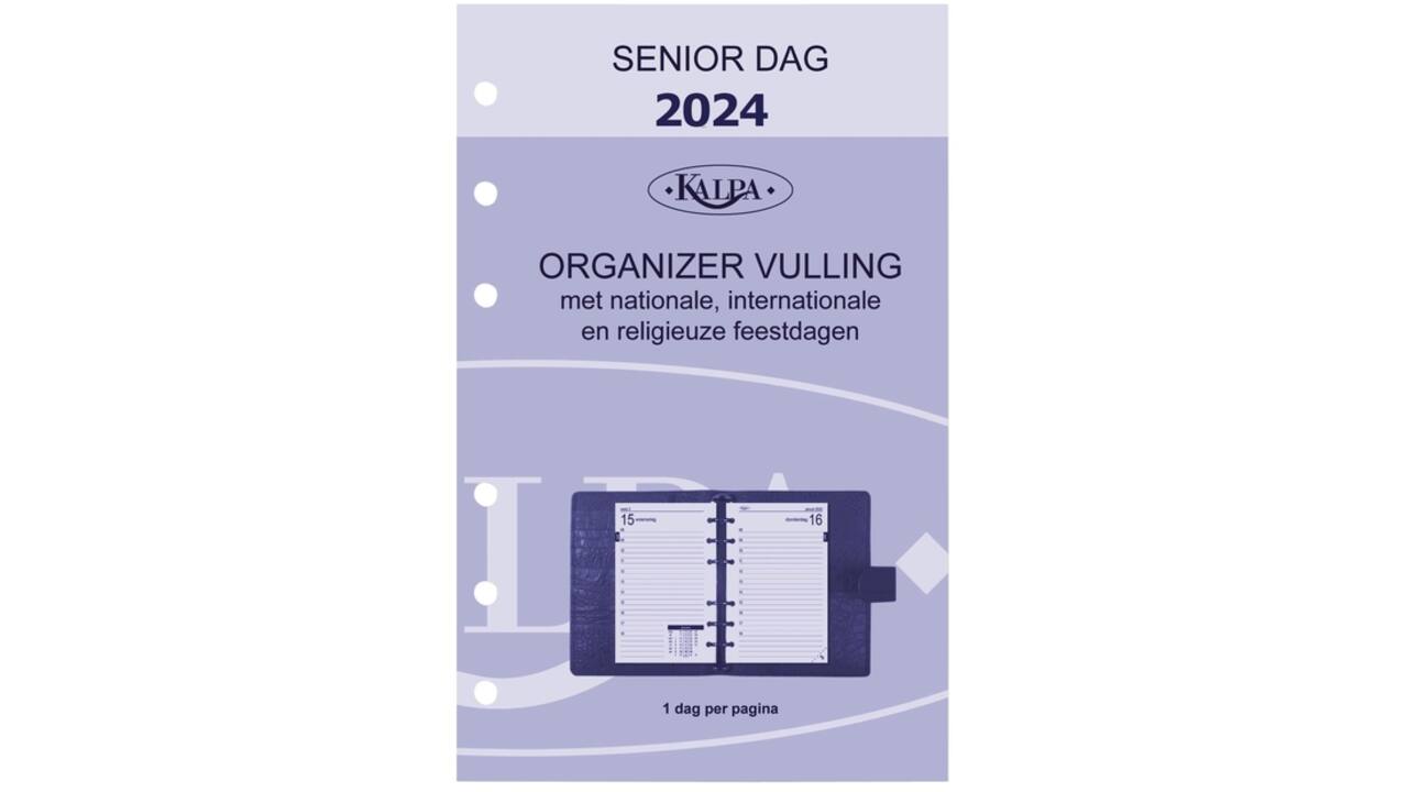 Agendavulling 2026 Kalpa Senior 1dag/1pagina