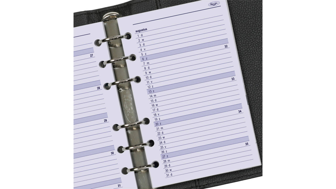 Agendavulling 2026 Kalpa Senior 1dag/1pagina