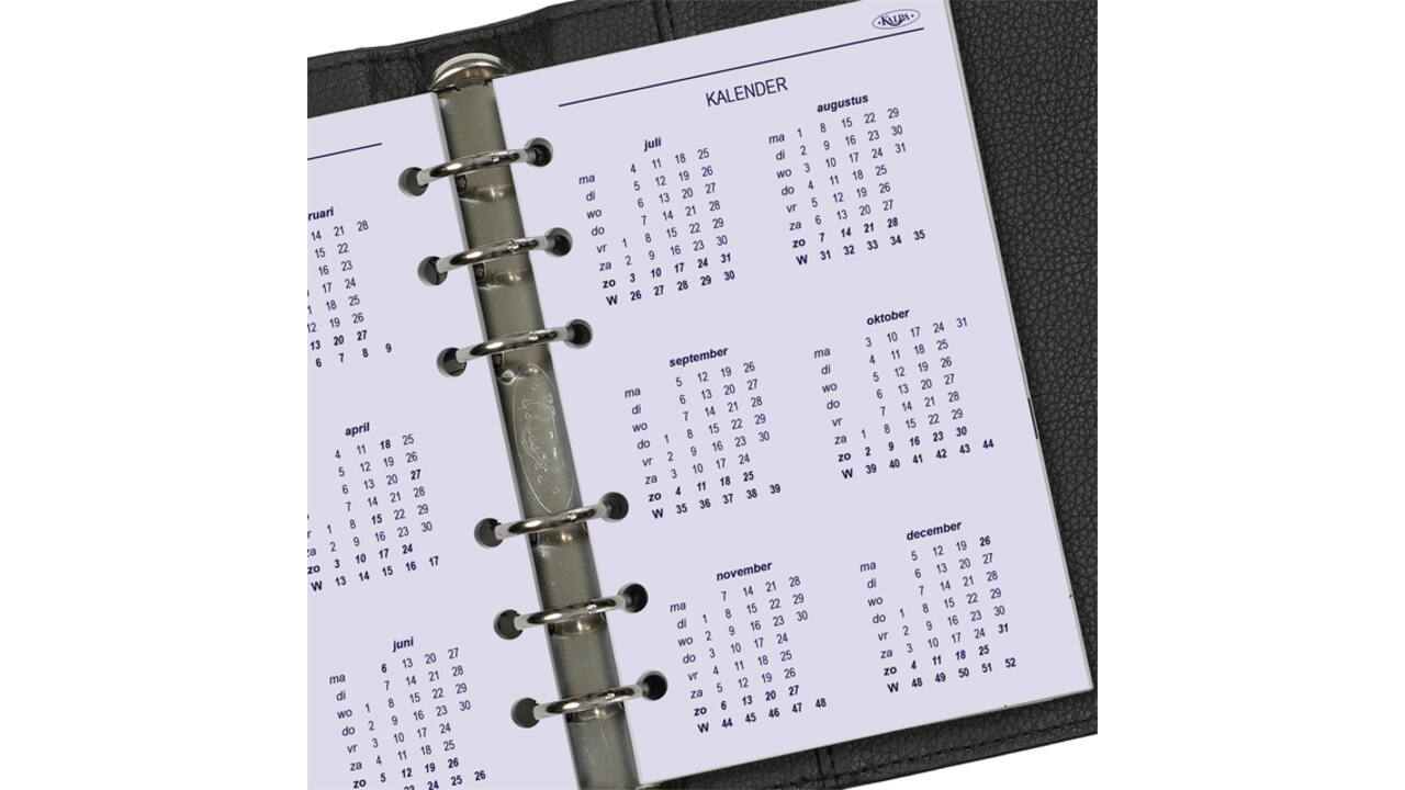 Agendavulling 2026 Kalpa Senior 1dag/1pagina