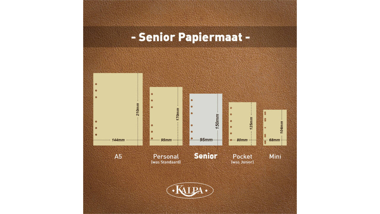 Agendavulling 2026 Kalpa Senior 1dag/1pagina