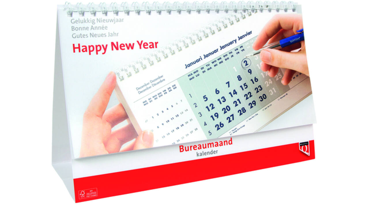 Bureaumaandkalender 2026 Quantore