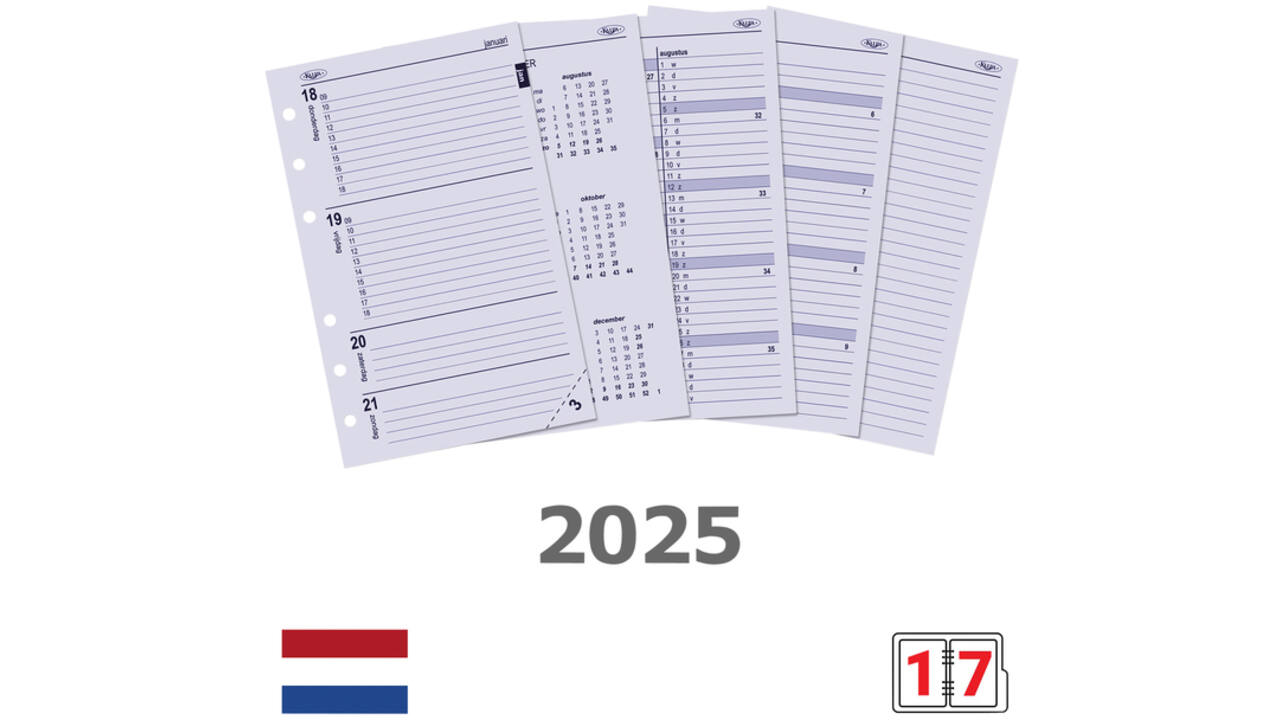 Agendavulling 2026 Kalpa Senior 7dagen/2pagina's