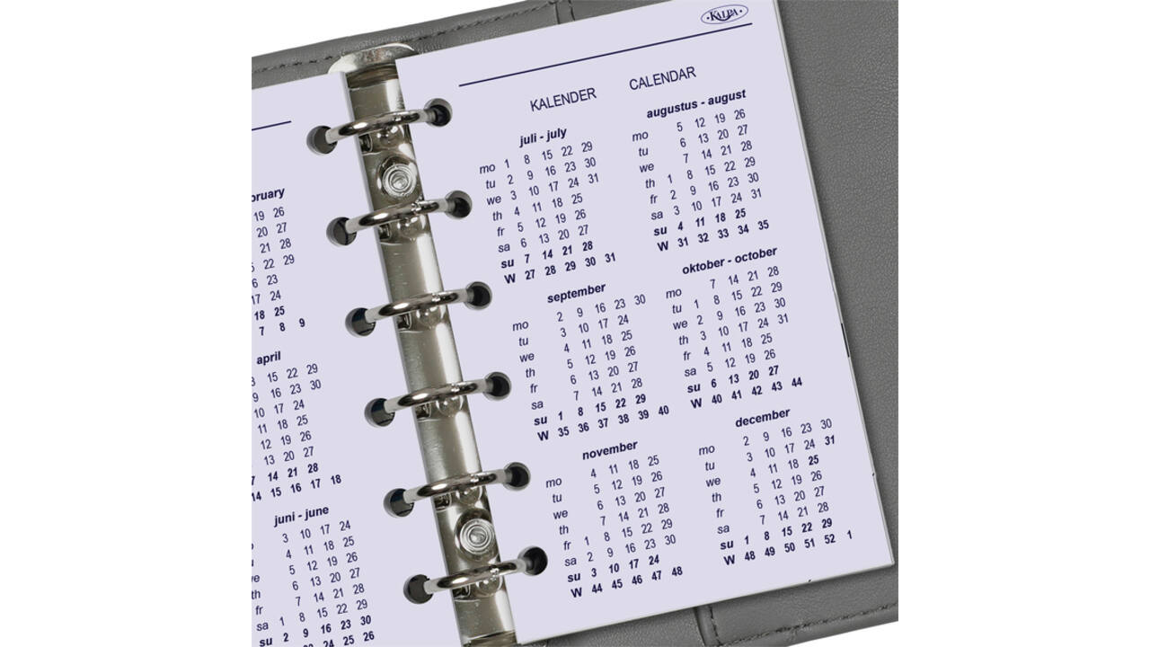 Agendavulling 2026 Kalpa Pocket 1dag/1pagina