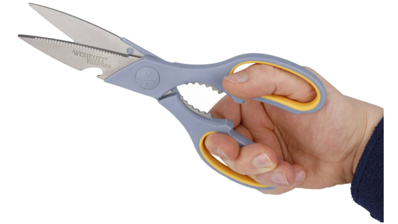 Kantoorschaar Westcott 210mm met softgrip titanium
