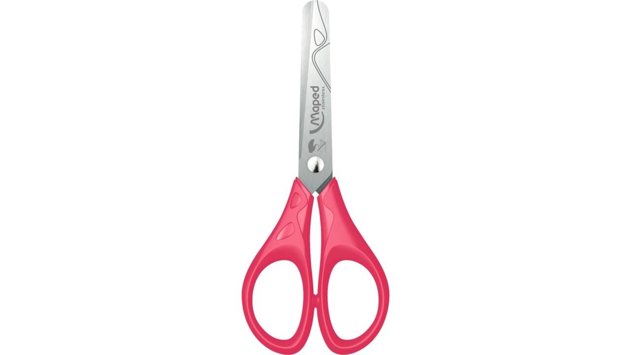 Schaar Maped Essentials 13cm links display á 10 stuks assorti
