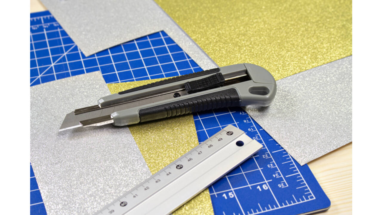 Snijmes Westcott professional 18mm met schuifsluiting grijs/zwart
