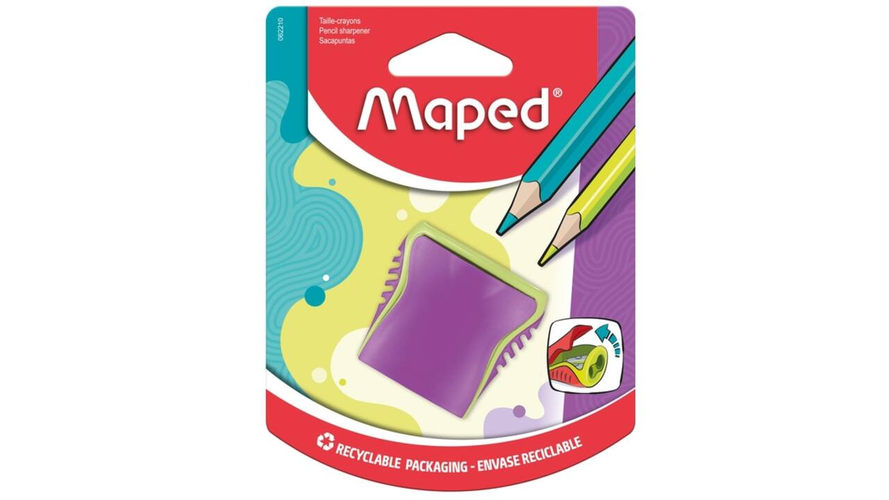 Puntenslijper Maped Boogy 2gaats assorti