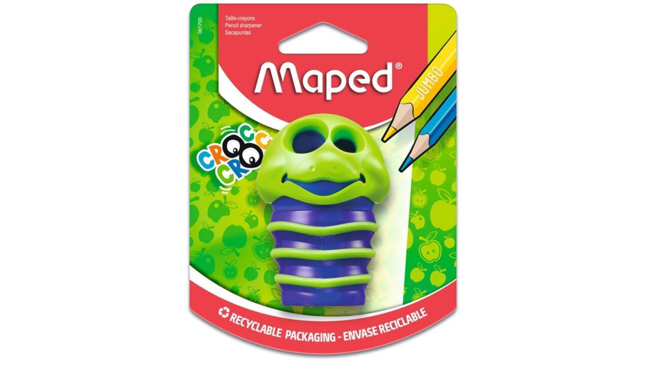 Puntenslijper Maped Croc Croc Bug 2gaats assorti