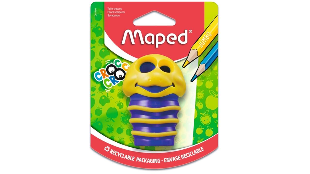 Puntenslijper Maped Croc Croc Bug 2gaats assorti