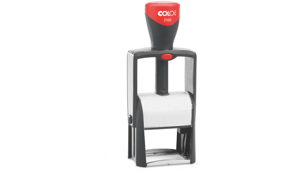 Tekststempel Colop 2100 personaliseerbaar 6regels 41x24mm
