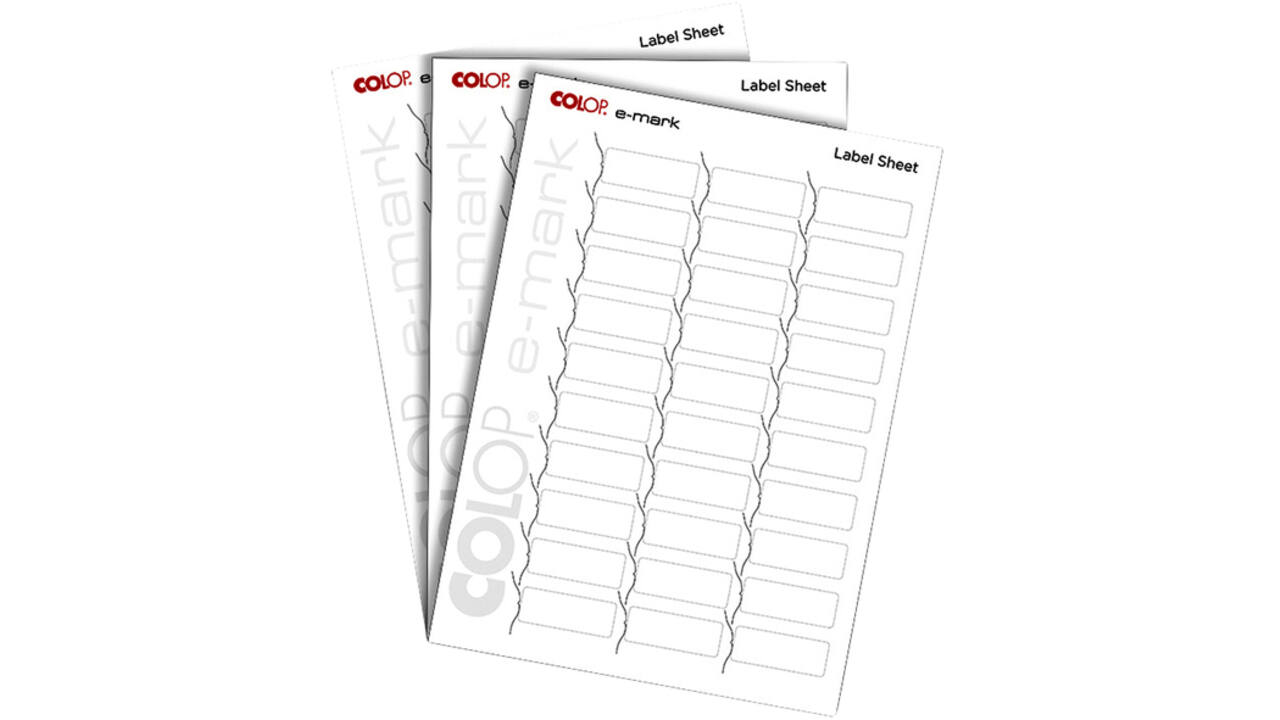 Tekststempel Colop E-Mark labels