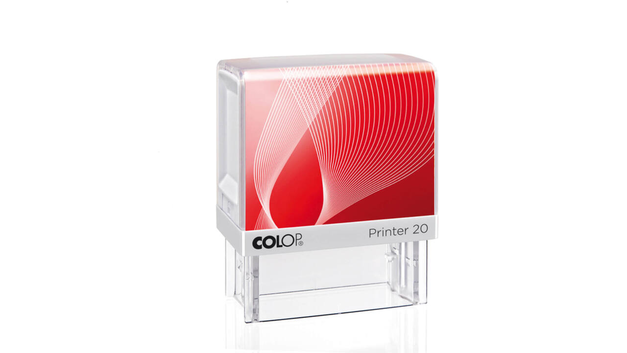 Tekststempel Colop Printer 20 personaliseerbaar 4regels 38x14mm