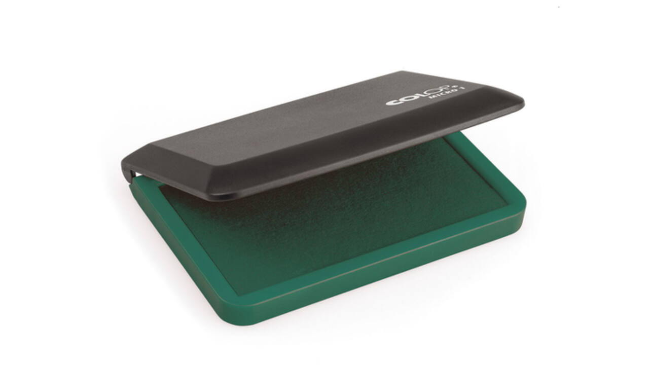 Stempelkussen Colop micro 1 9x5cm groen