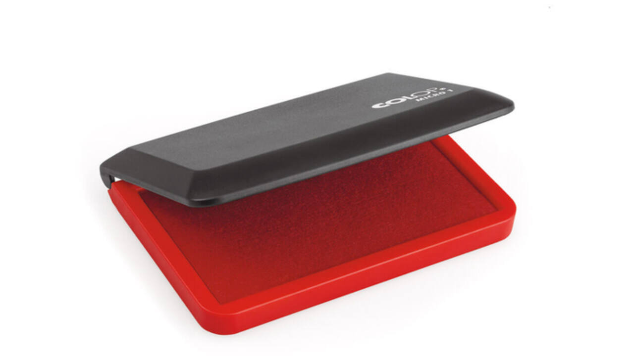 Stempelkussen Colop micro 1 9x5cm rood