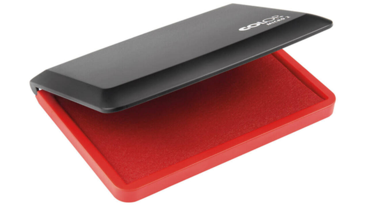 Stempelkussen Colop micro 2 11x7cm rood