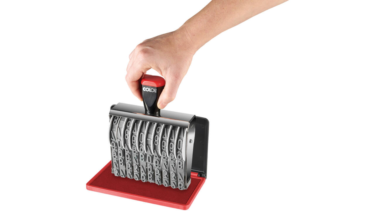 Stempelkussen Colop micro 3 16x9cm rood
