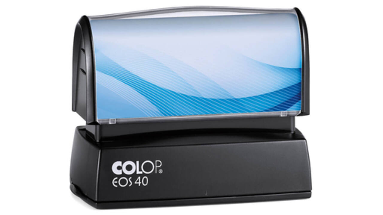 Tekststempel Colop EOS 40 flashtechnologie