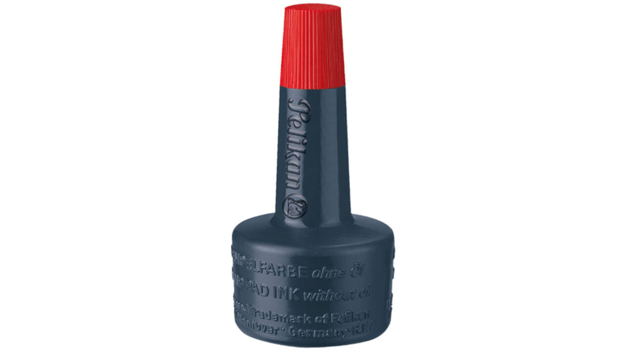Stempelinkt Pelikan flacon 28ml rood