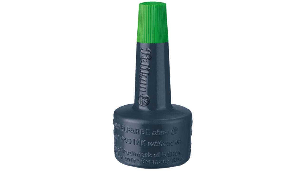 Stempelinkt Pelikan flacon 28ml groen