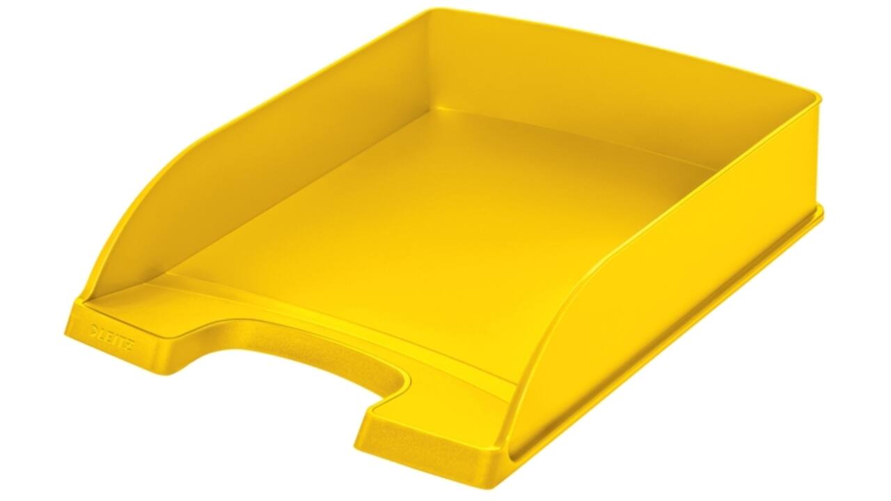 Brievenbak Leitz Plus standaard A4 geel