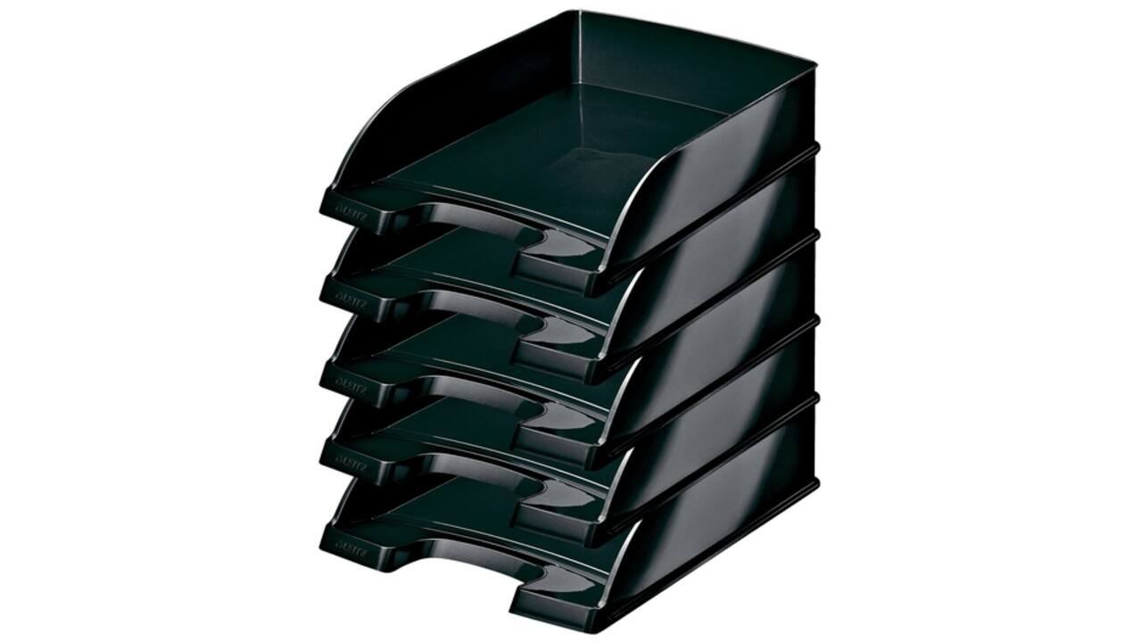 Brievenbak Leitz Wow A4 zwart