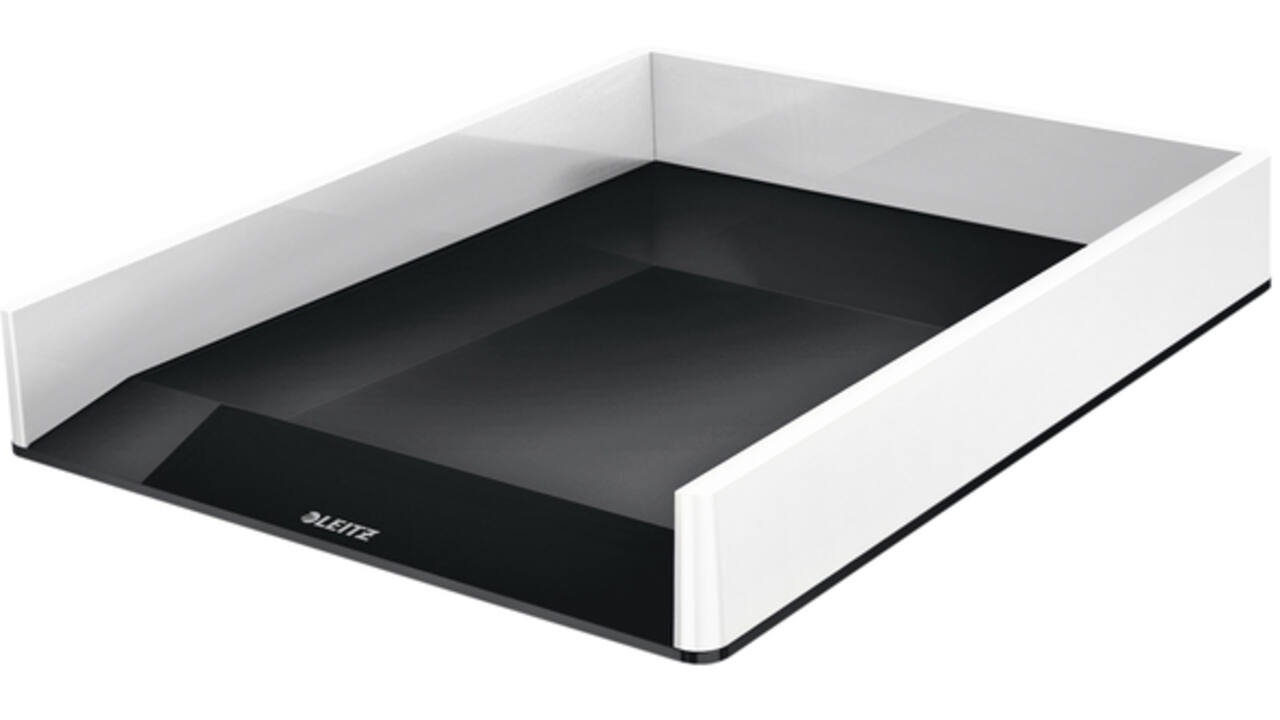 Brievenbak Leitz WOW A4 wit/zwart