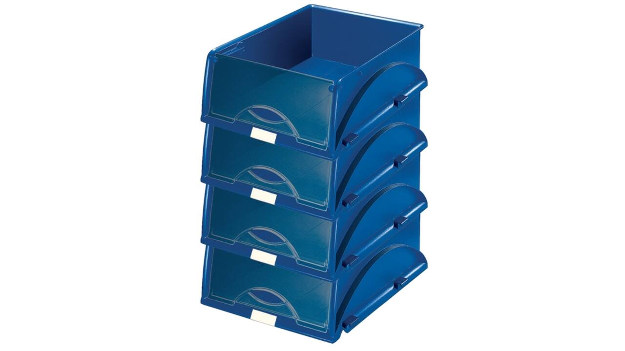 Sorteerbak Leitz 5231 Sorty met klep blauw