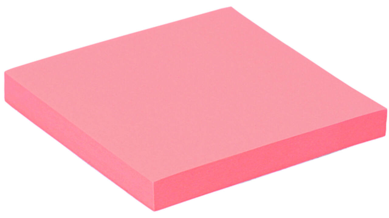 Memoblok Quantore 76x76mm roze