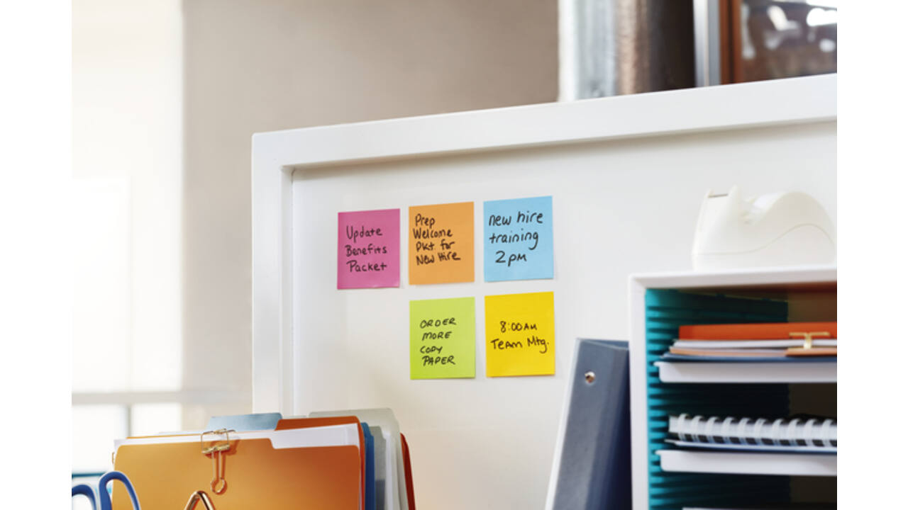 Memoblok Post-it 654 Super Sticky 76x76mm Rio