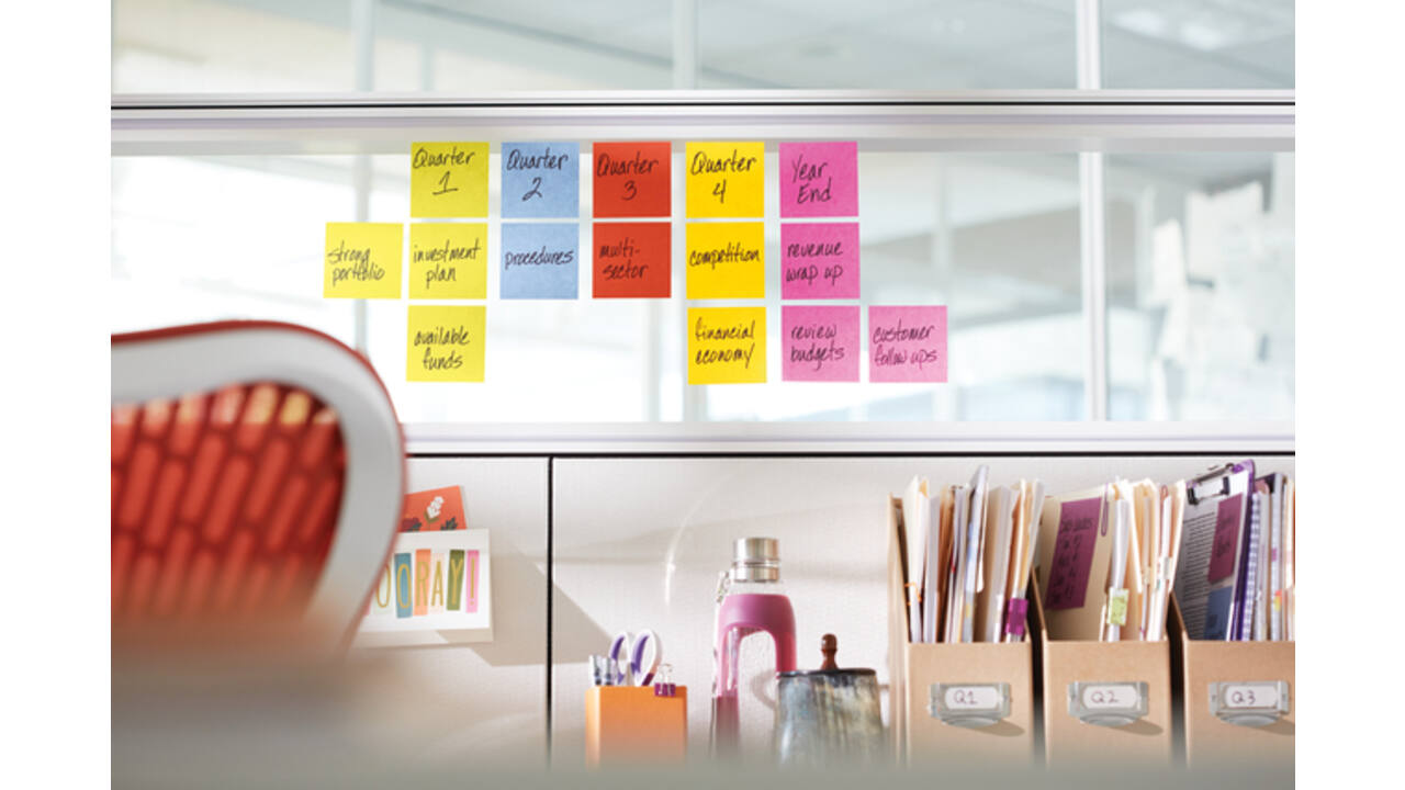 Memoblok Post-it 655 Super Sticky 76x127mm Rio