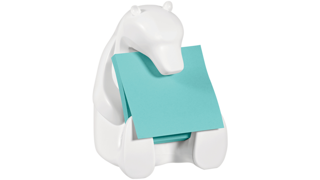 Memoblokdispenser Post-it Z-Notes Beer wit incl 76x76mm notes