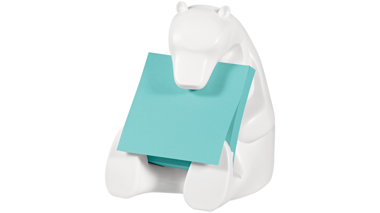 Memoblokdispenser Post-it Z-Notes Beer wit incl 76x76mm notes