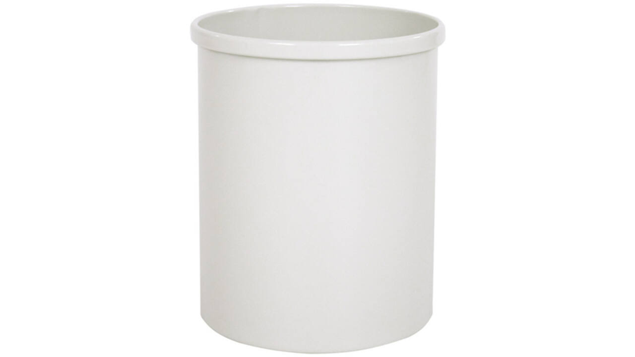 Papierbak Vepabins rond 15liter grijswit