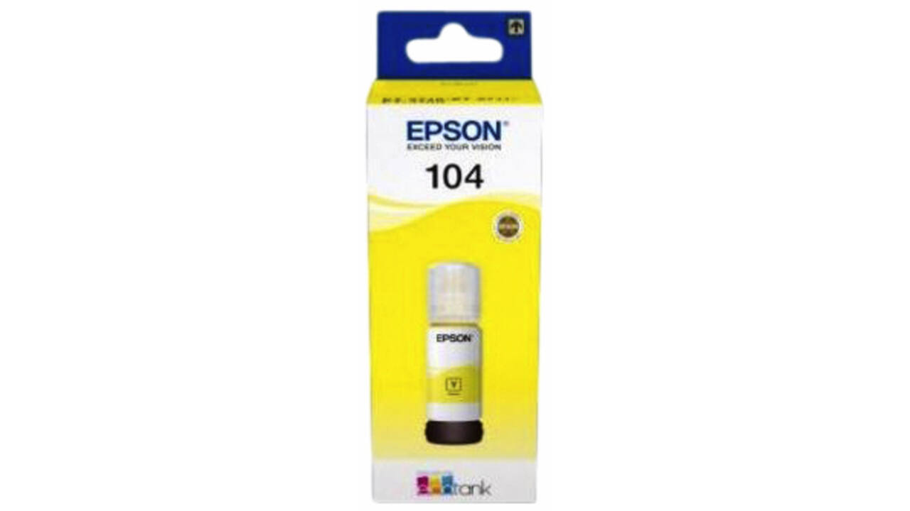Navulinkt Epson 104 T00P440 geel