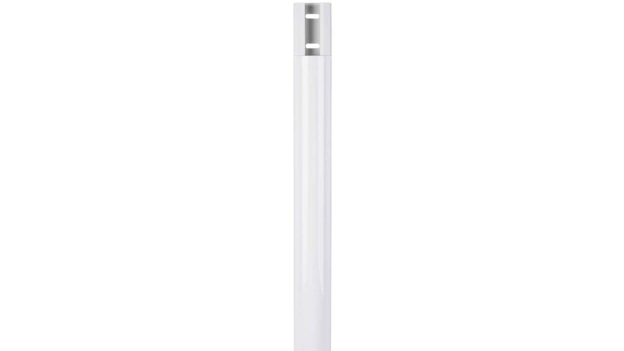 Kabelkanaal Hama halfrond 110/3,3/1,8 cm aluminium wit