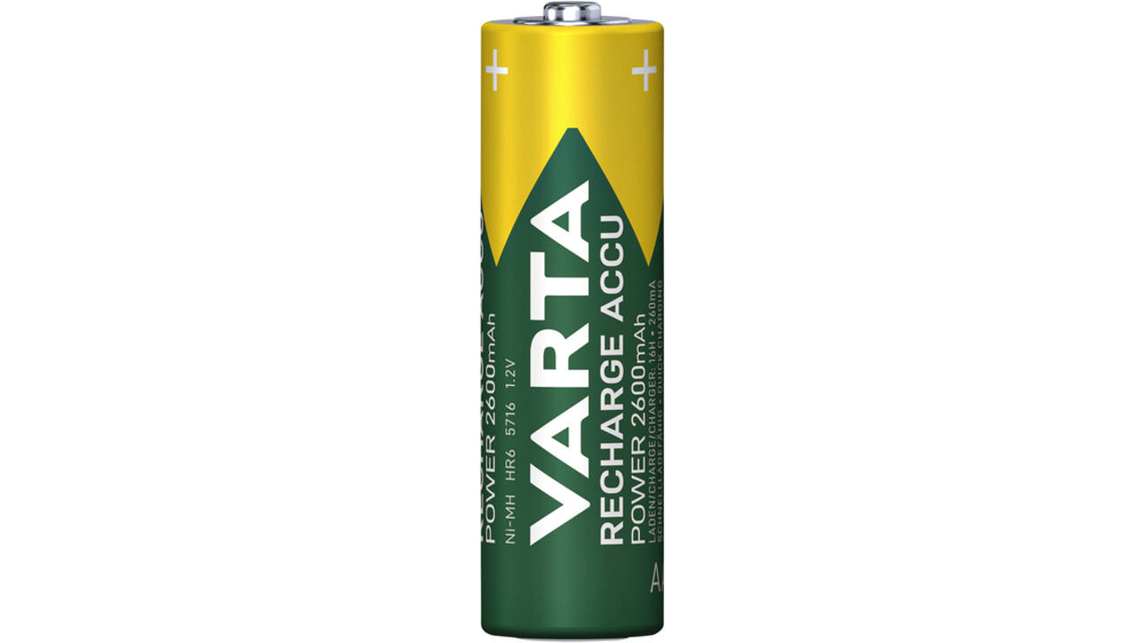 Batterij oplaadbaar Varta 4xAA 2600mAh ready2use