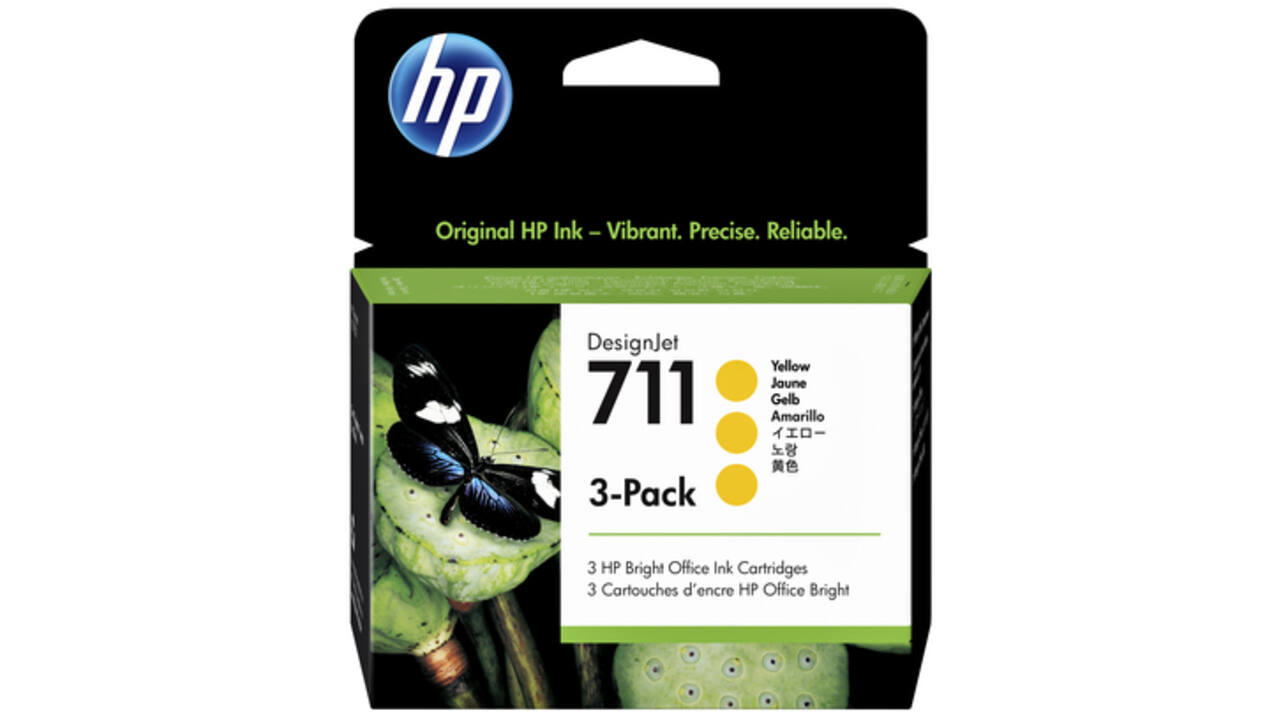 Inktcartridge HP CZ136A 711 geel