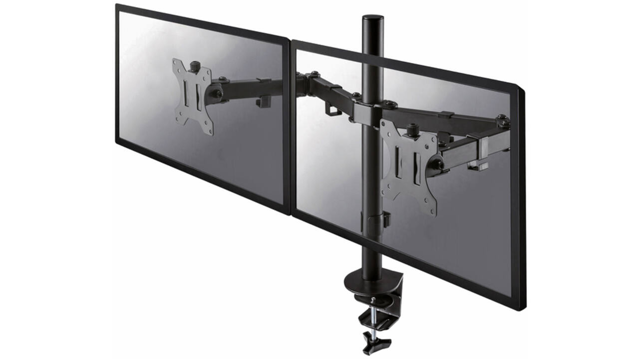 Monitorarm Neomounts D550D dual 10-32" zwart