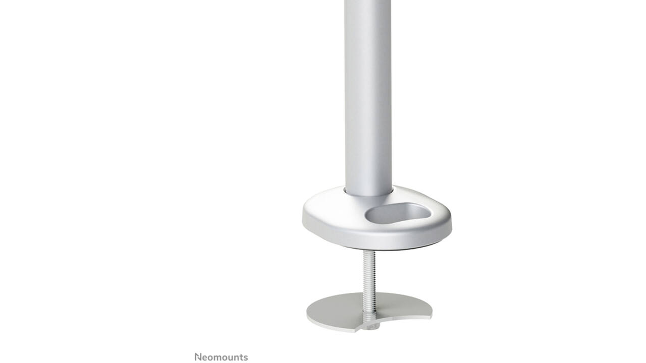 Monitorarm Neomounts D935DG 2x10-27" doorvoer zilvergrijs