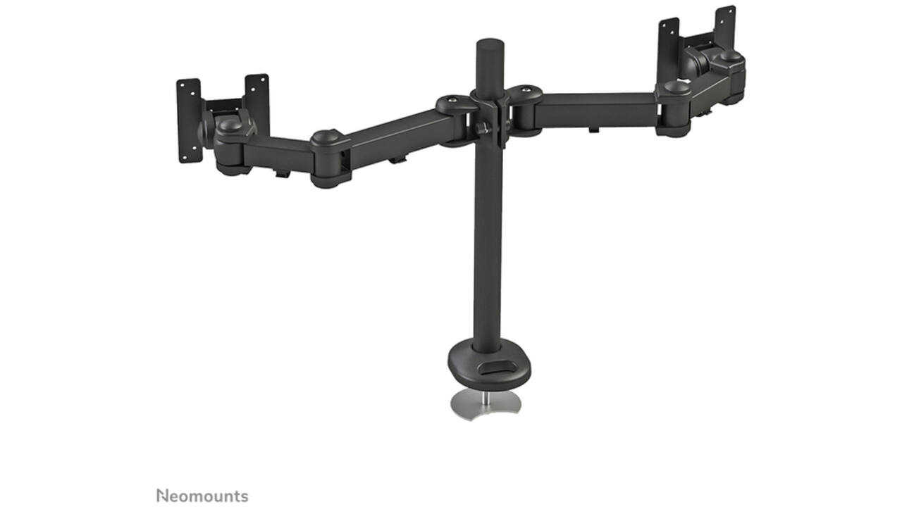 Monitorarm Neomounts D960DG doorvoerklem zwart
